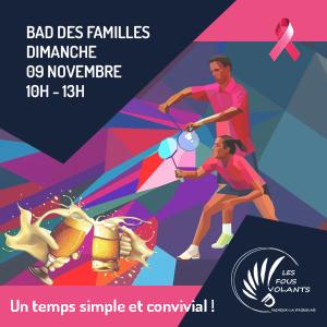 BAD des familles dimanche 9 novembre 2025 de 10h à 13h